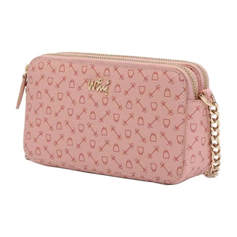 Why PVC Chain Bag, Crossbody Bag, Shoulder Bag Mini Women's Milk White/Pink/Coffee-8