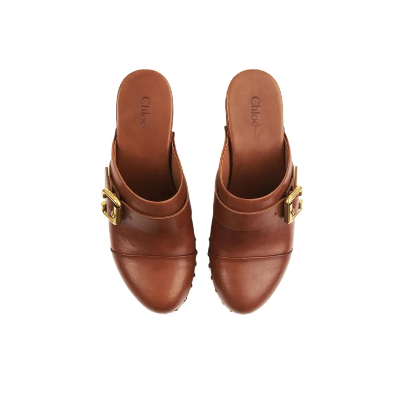 Chloé Jeannette Wedge Clogs-4