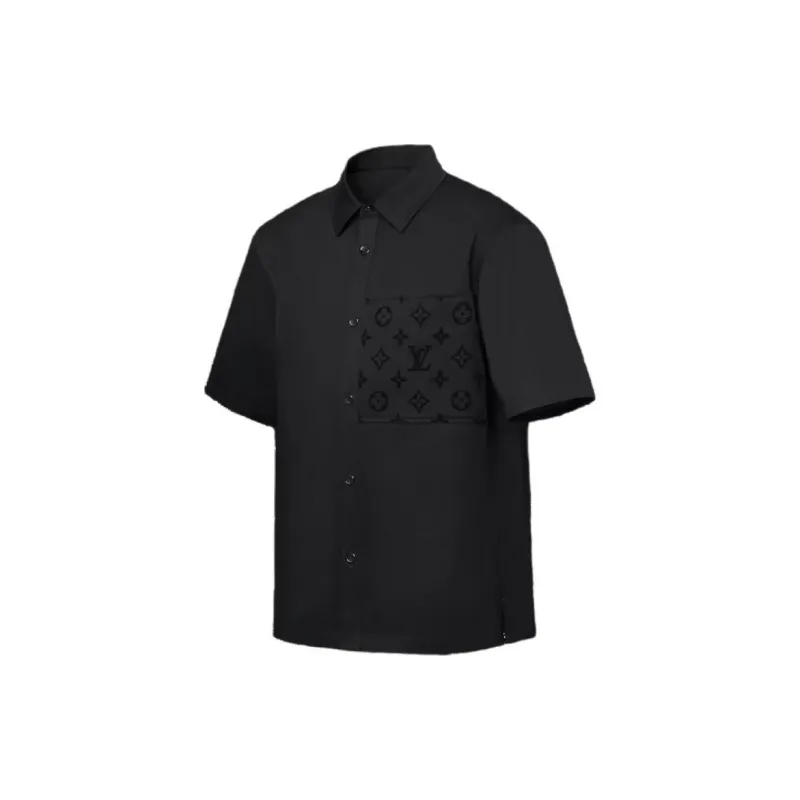 LOUIS VUITTON SS24 Shirt Men's Black-2