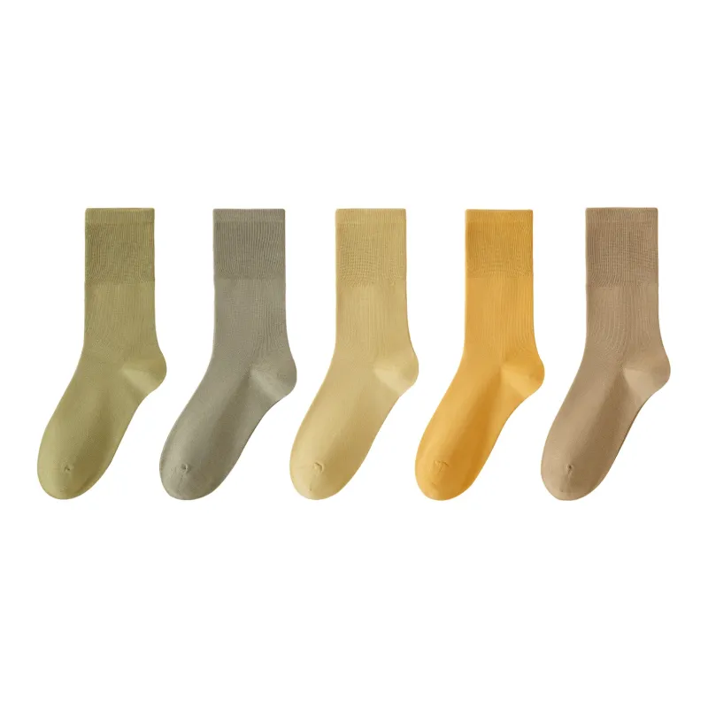 XXLLG Mid Calf Socks Women's 5 Pack-6