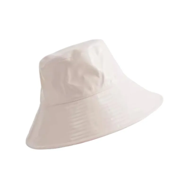 Other Stories Cotton Bucket Hats Unisex Vanilla White-1