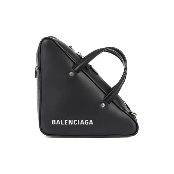 Balenciaga Cow Leather Triangle Bag Handbag Shoulder Bag Crossbody Bag Women's Black