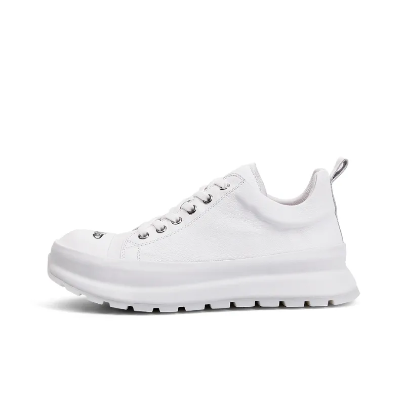 Paladin Cushioning Anti Slip And Wear Resistant Breathable Coverage Low Top Casual Shoes Men's White-0