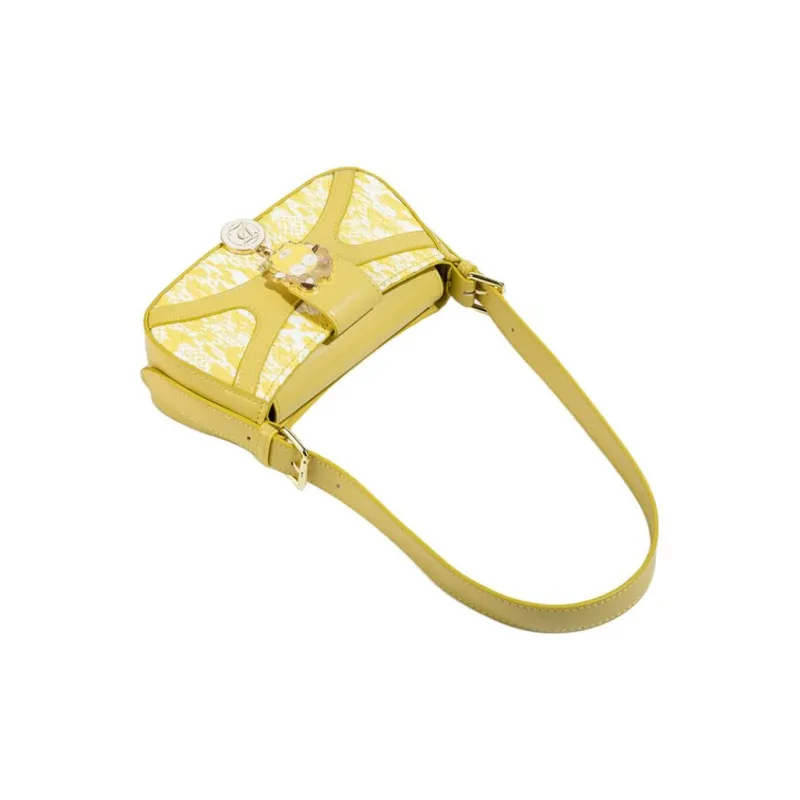 MACK JODAER Microfiber Synthetic Leather Cell Phone Pouch Regular Women's Light Yellow-4