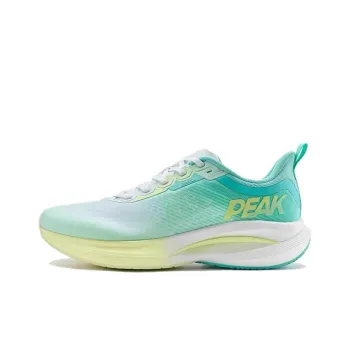 PEAK Cushioning Wear-Resistant Low-Top Training Running Shoes Men's White Green