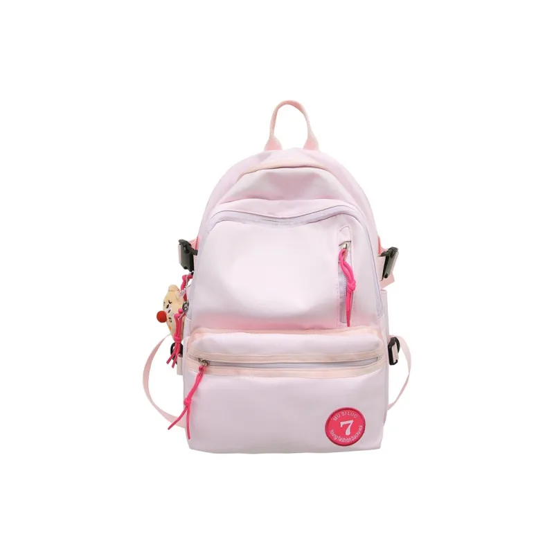 Barang Bear Nylon Backpack Regular Unisex White Black Red Pink Khaki-9