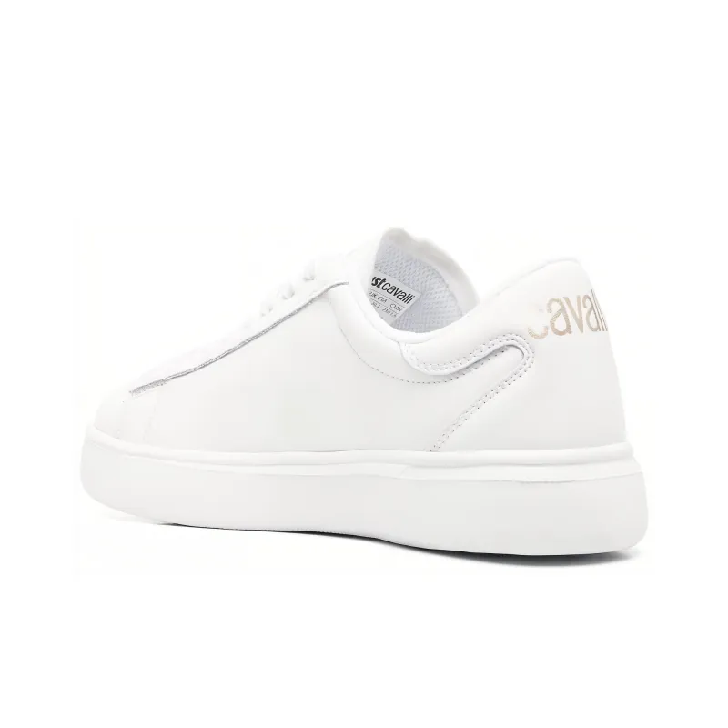 Just Cavalli Low-Top Skateboard Shoes Women's White-3