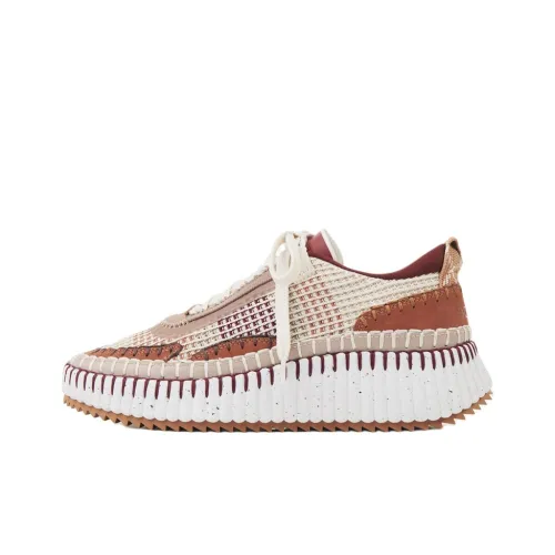 Chloé Lower-Impact Mesh Nama Sneakers Women's