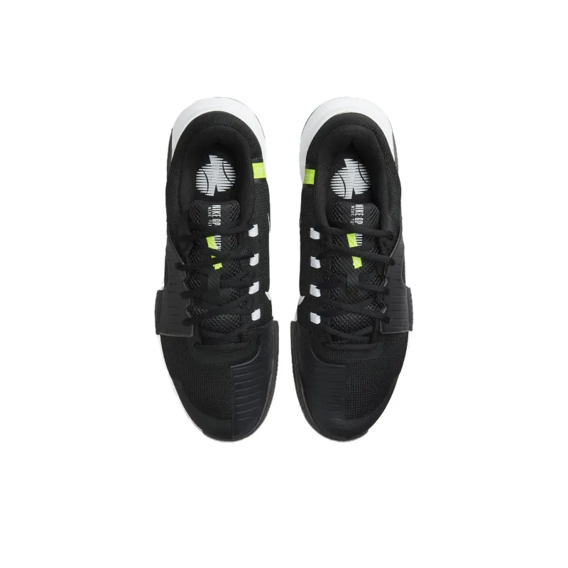 Nike Air Zoom GP Anti Slip Wear Resistant Low Top Tennis Shoes Unisex Black White-3