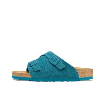 Birkenstock Zurich Slide Slippers Unisex Turquoise Narrow