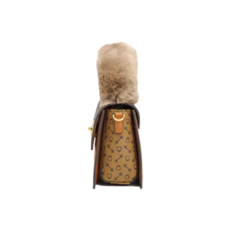 Why Artificial Leather Handbag, Shoulder Bag, Crossbody Bag Small Size Women's Coffee & Caramel/Coffee & Milk Tea-5