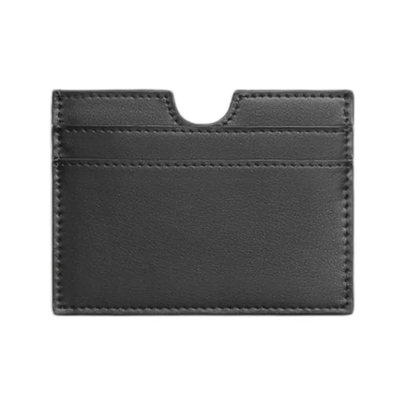ZARA Polyurethane Card Holder Mini Men's Black-0