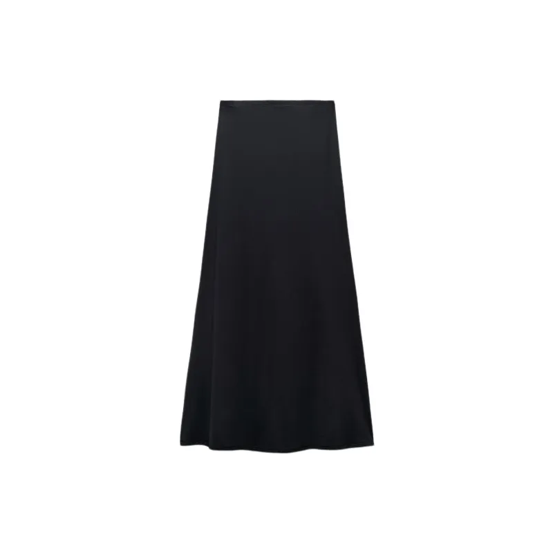 ZARA x Everlast Casual Long Skirts Women's Black-1