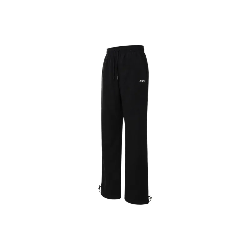 Anta Knitted Sweatpants Women's Basic Black-1