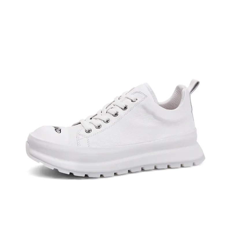 Paladin Cushioning Anti Slip And Wear Resistant Breathable Coverage Low Top Casual Shoes Men's White-3