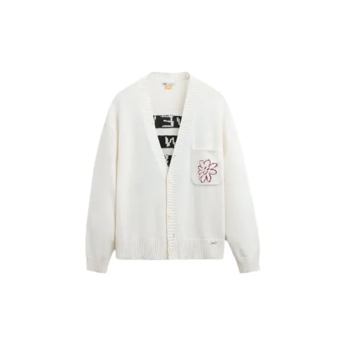 ZARA Knitwear Unisex White