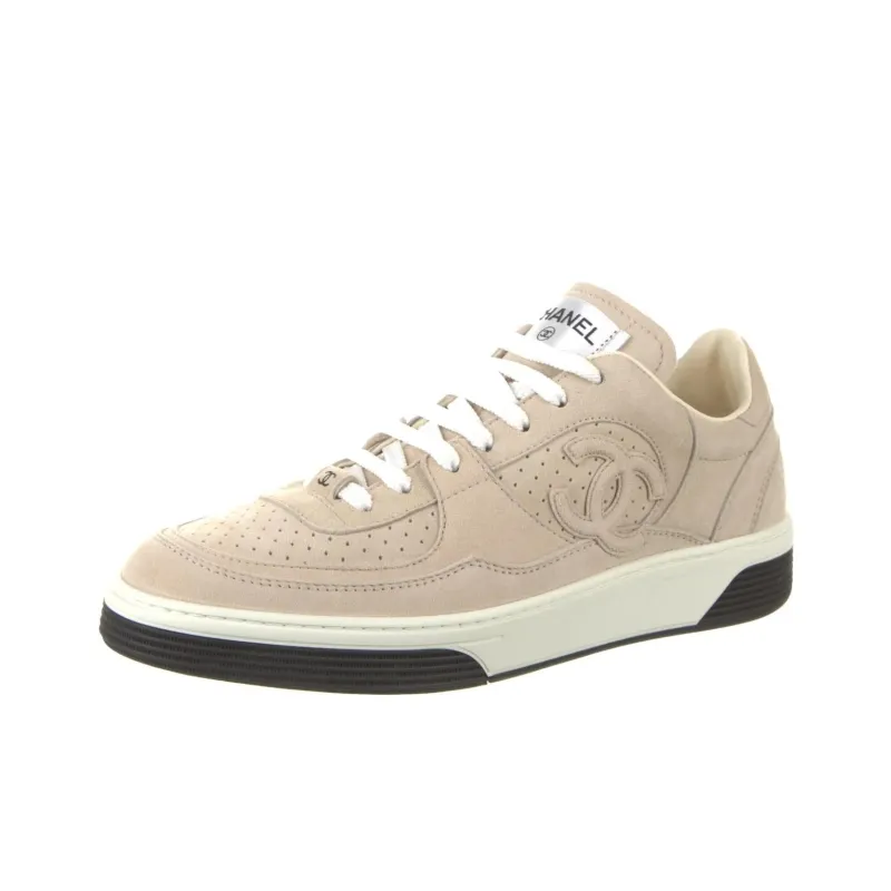 CHANEL Low Top Skateboard Shoes Women's Brown-1