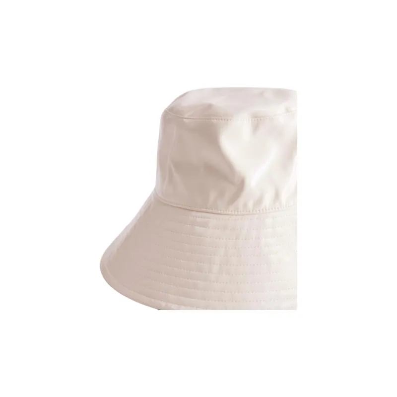 Other Stories Cotton Bucket Hats Unisex Vanilla White-2