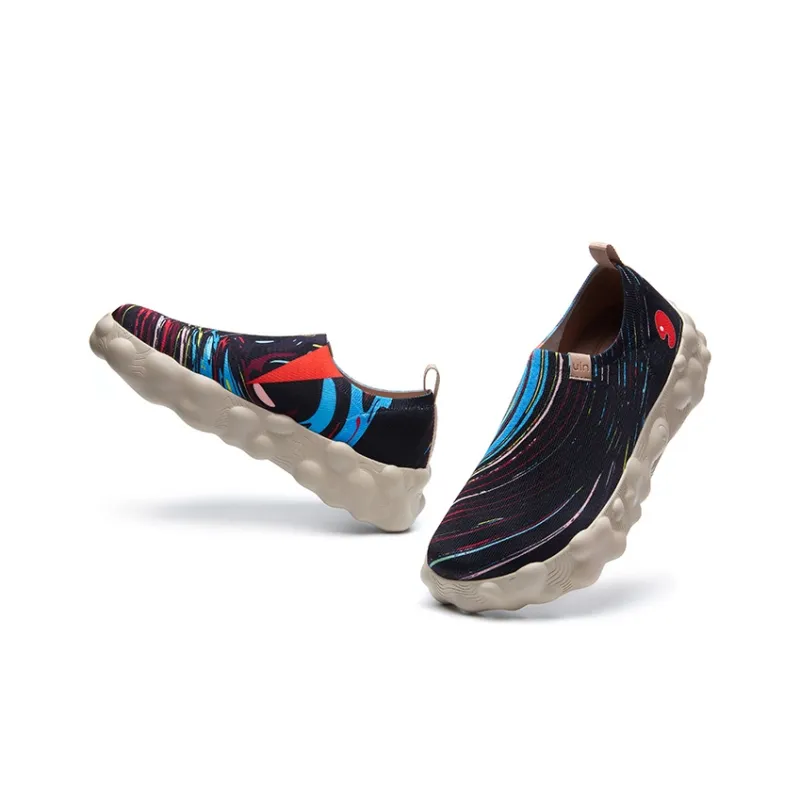U.IN Painted Travel Shoes Toledo 6 Visual Psychedelic Collection Casual Shoes Men's-3