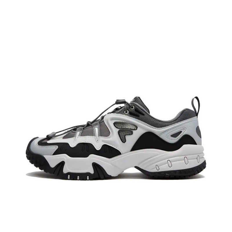 FILA FUSION KRIPTONITE Slip-Resistant Breathable Low-Top Casual Shoes Men's Gray-0