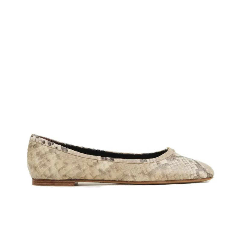 Chloé Marcie Python Print Ballerina Flats Women's-1
