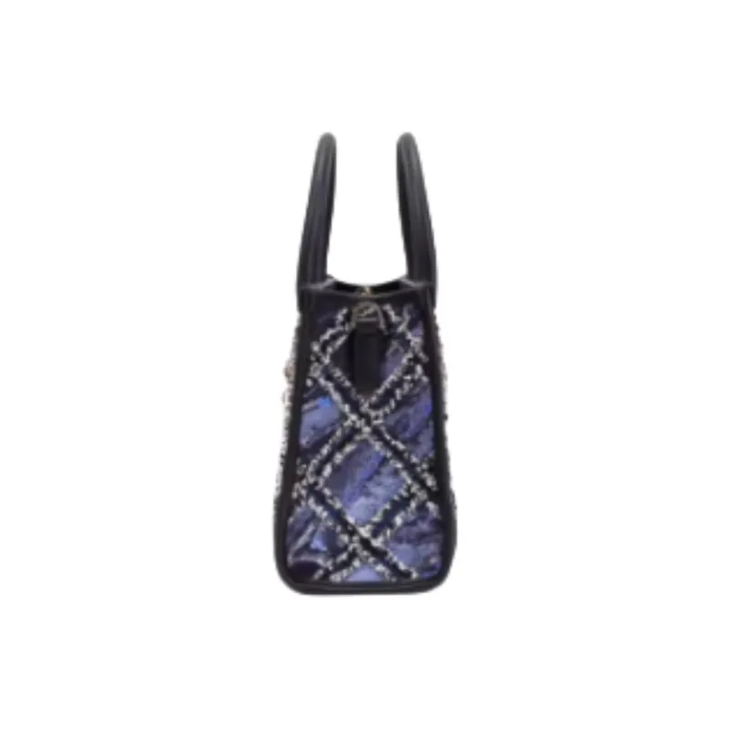 Why Fabric Tote Bag, Shopping Bag, Shoulder Bag, Crossbody Bag, Handbag Mini Women's Starry Blue-3