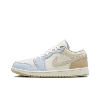 Jordan Anti Slip Wear Resistant Low Top Casual Shoes Unisex White Brown