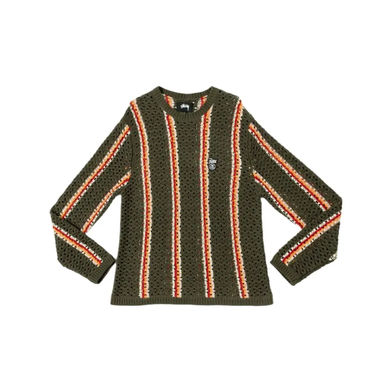 Stussy X Patta Striped Loose Gauge Sweater M - Cheap Rcj Jordan Outlet