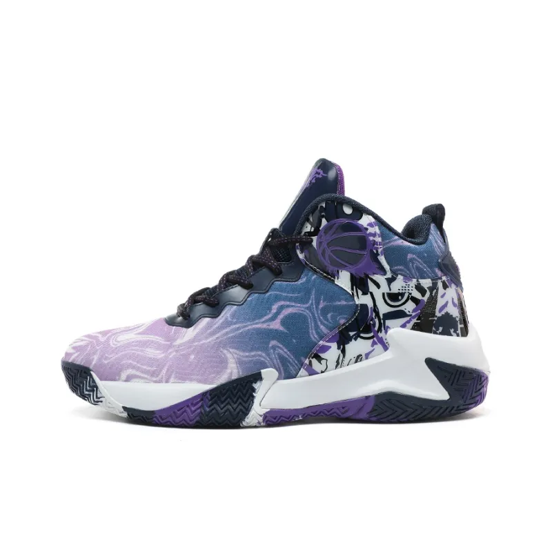 MUSNODO Shock Absorbers Slip Resistant, Abrasion Resistant, Breathable Mid Top Basketball Shoes Men's-7