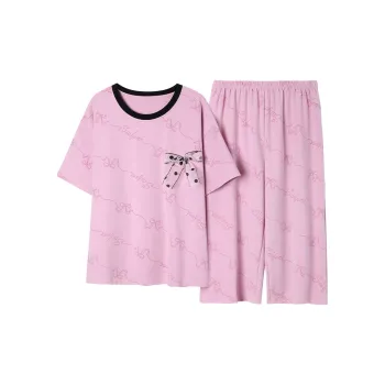 The Story Of The Flower Season Pajama Set Women's Violet