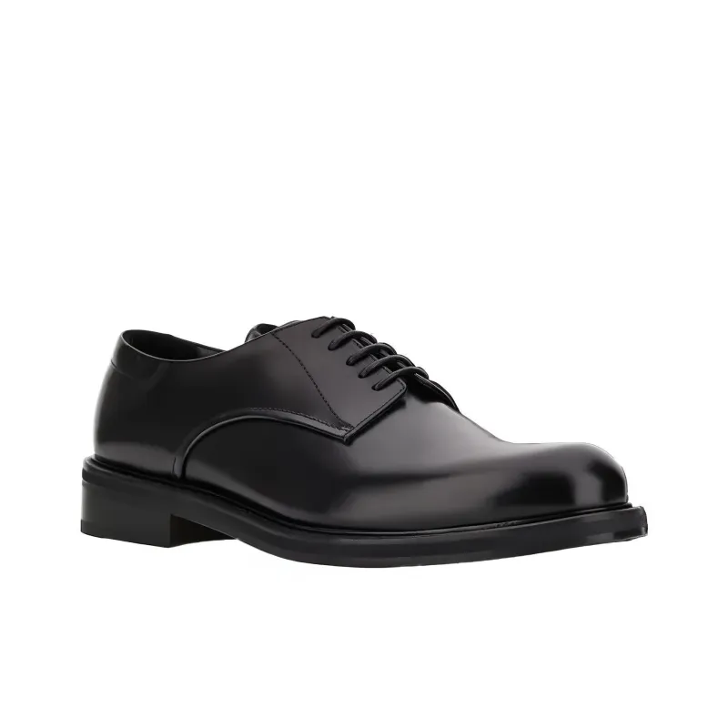 Canali Dress Shoes Men Low-Top Black-1