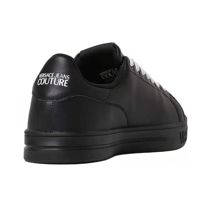 VERSACE JEANS COUTURE Low Top Skateboard Shoes Men's Black-2