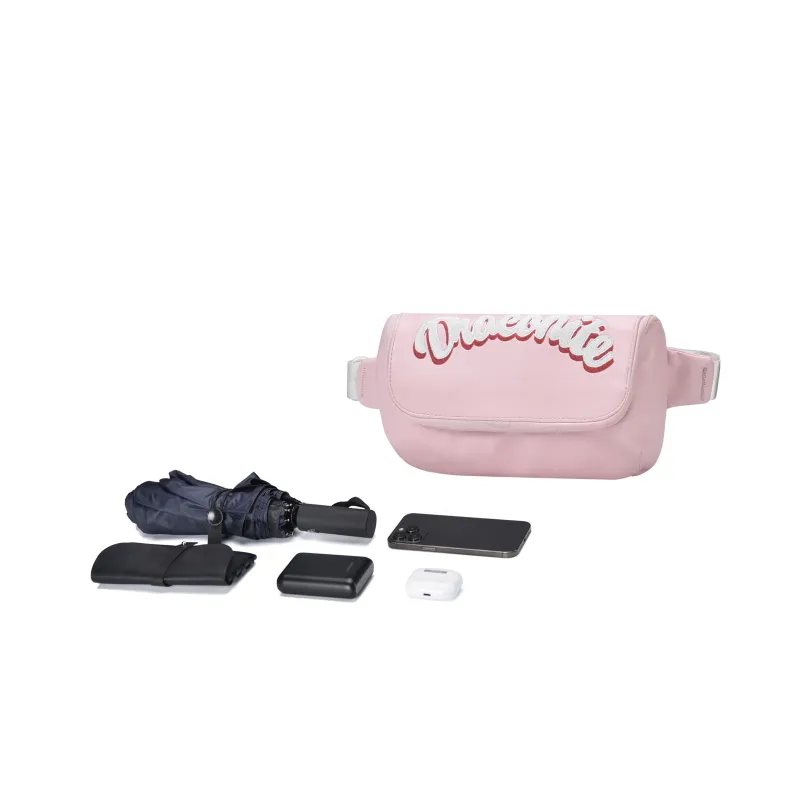 DRACONITE PU Shoulder Bag, Fanny Pack, Sling Bag, Crossbody Bag Regular Women's Cherry Blossom Pink-6