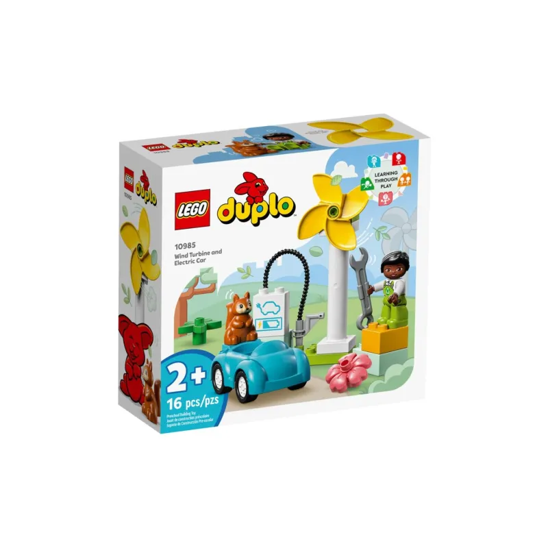 LEGO Wind Turbine And Electric Car Building Blocks 10985-1