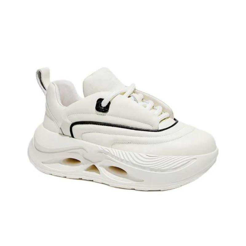 JANE HARLOW Low-Top Chunky Sneakers Women's White-1