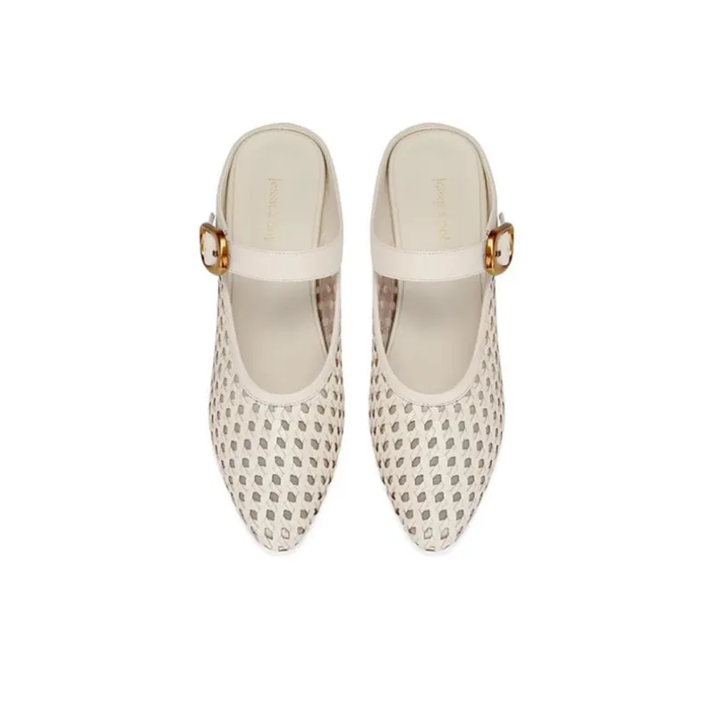 JESSICA SOPHIA Slip Resistant Abrasion Resistant Slide Slippers Women's Brown-4