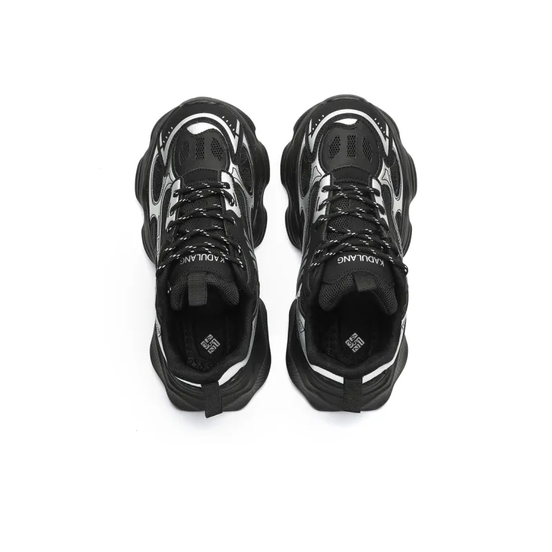 12345 Cushioning Breathable Lightweight Height Increasing Low Top Chunky Sneakers Unisex-7