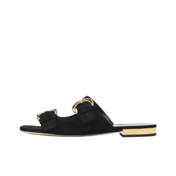 Chloé Alizè Double C Buckle Flat Sandals Women's
