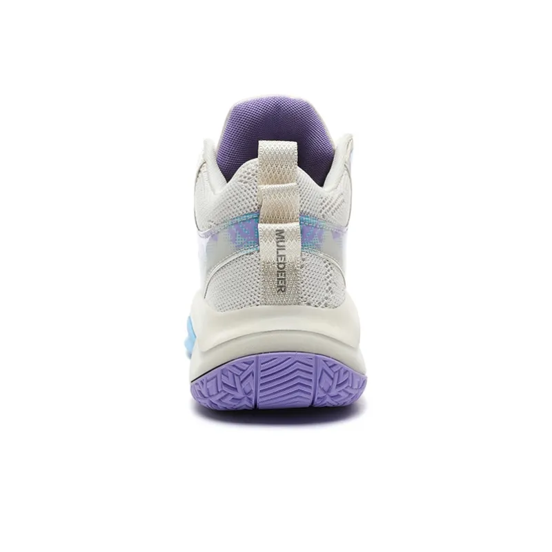 Black tailed Deer Shock Absorbers Slip Resistant, Abrasion Resistant, Breathable Mid Top Basketball Shoes Men's-2