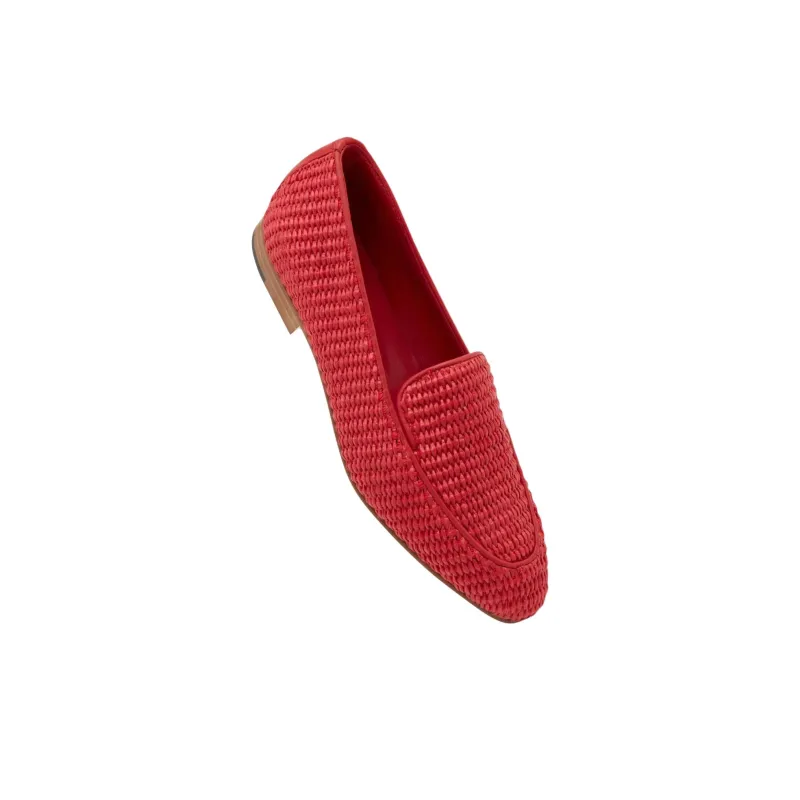 MANOLO BLAHNIK PITAKARA Loafers Women's Red-3