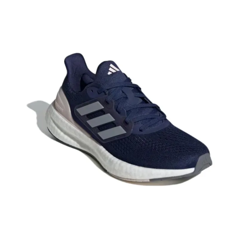 Adidas Pureboost 23 Anti Slip Wear Resistant Low Top Running Shoes Women's Dark Blue-3