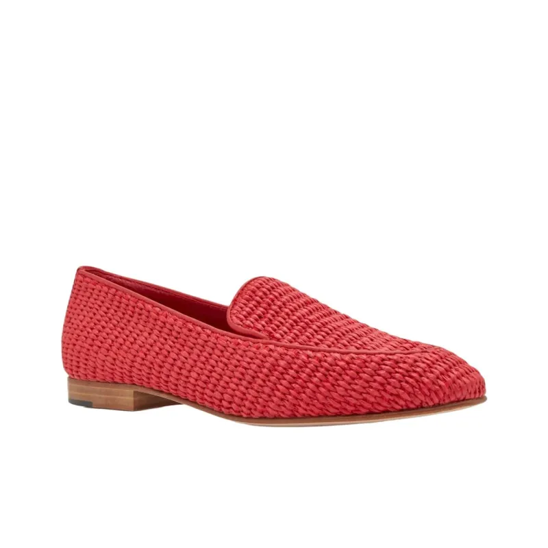 MANOLO BLAHNIK PITAKARA Loafers Women's Red-2