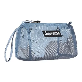 Supreme PVC Makeup Bag, Storage Bag, Toiletry Bag Regular Unisex Blue