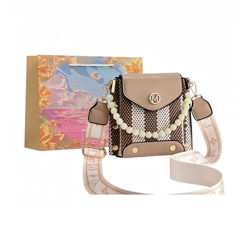 BRINCH Pu Handbag Shoulder Bag Crossbody Bag Regular Women's Pink/Green/Ecru/Khaki/Black-8