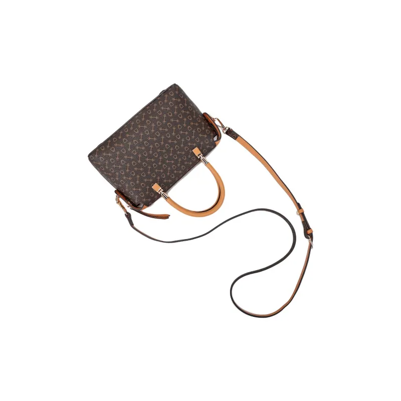 Why Artificial Leather Pillow Bag, Handbag, Shoulder Bag, Crossbody Bag Small Size Women's Beige/Coffee-10