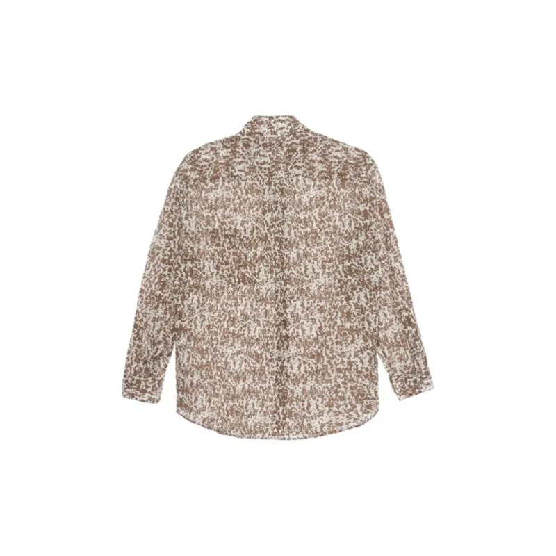 Lemaire Abstract print Cotton Shirt-1