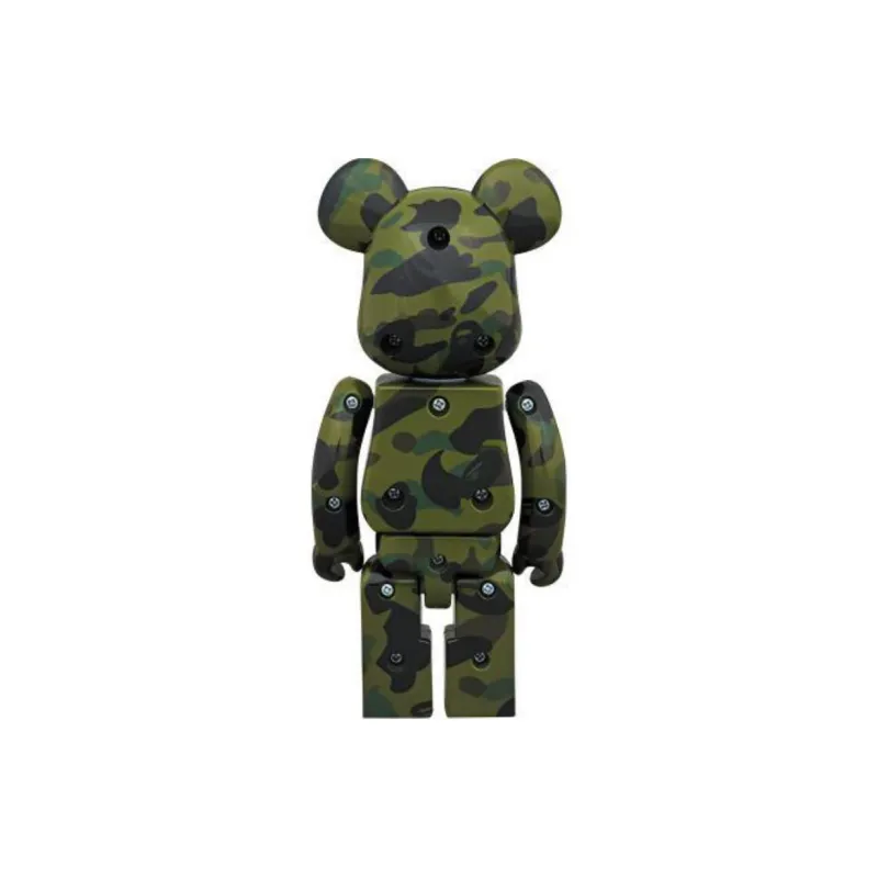 Bearbrick X Bape 1st Camo Chogokin Green-1
