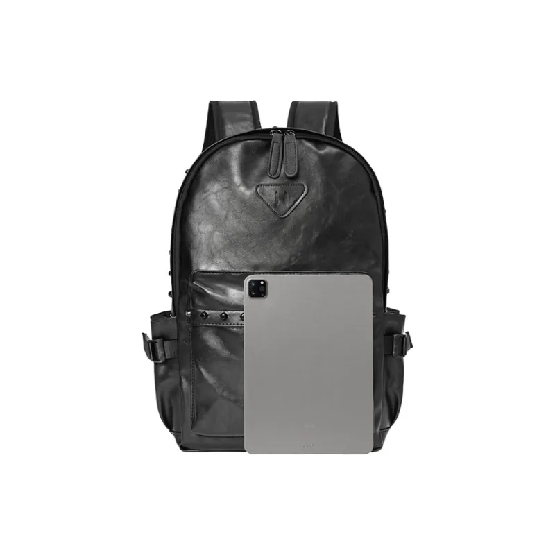 CARTELO PVC Backpack Medium Size Unisex Black-2