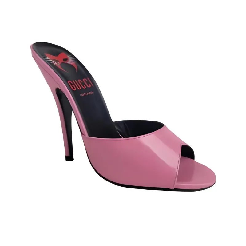 GUCCI Slide Slippers Women's Pink-2