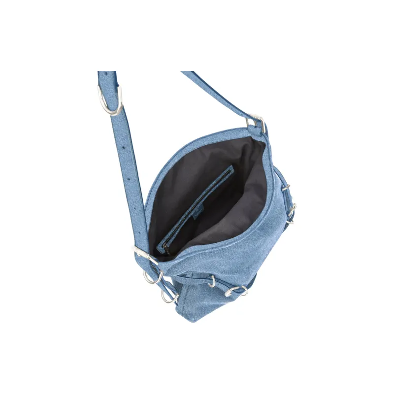 Givenchy Voyou Denim Handbag, Shoulder Bag Women's Medium Blue-3
